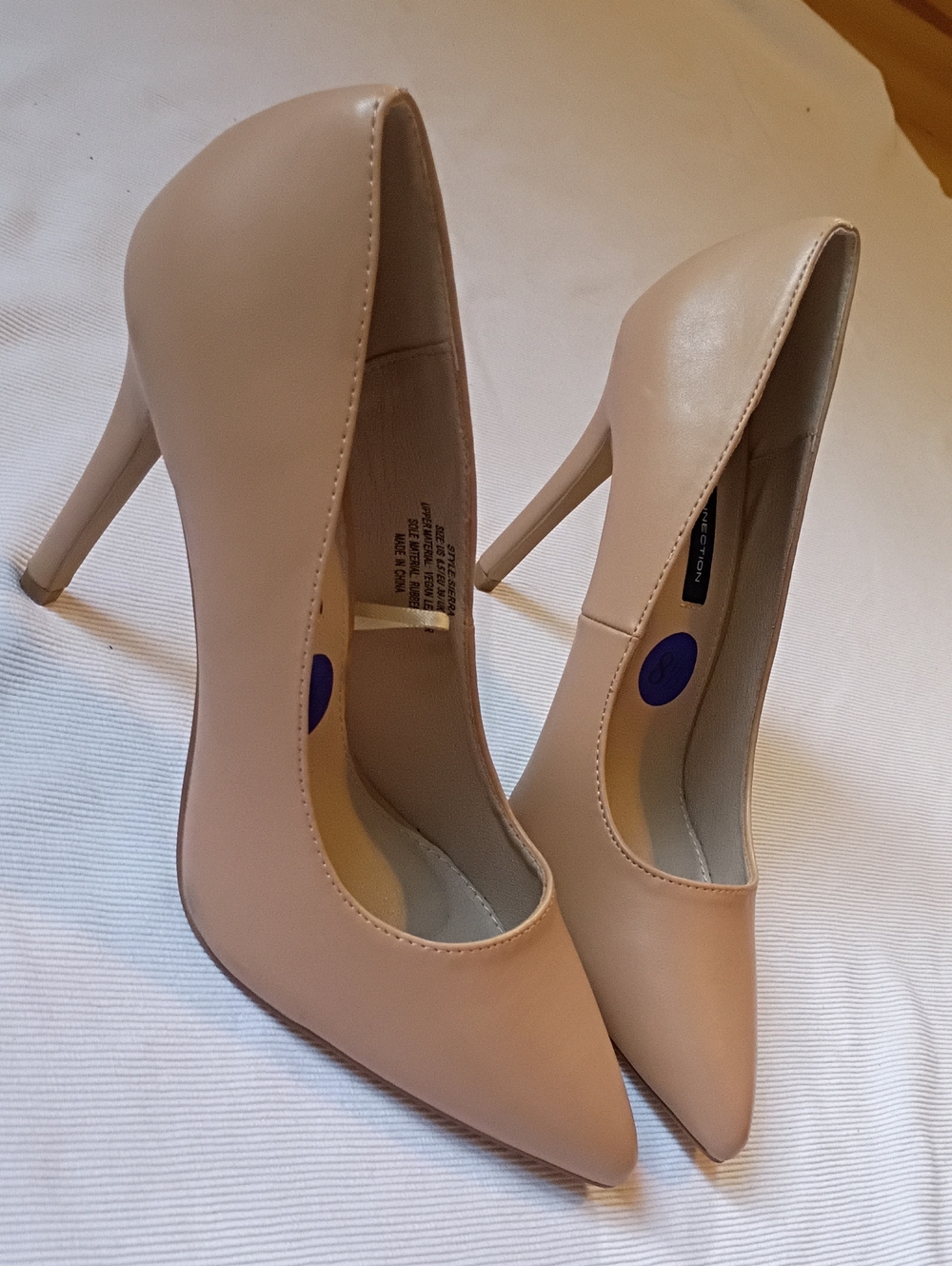 French Connection Sierra Classic Nude Pointed Toe Pump